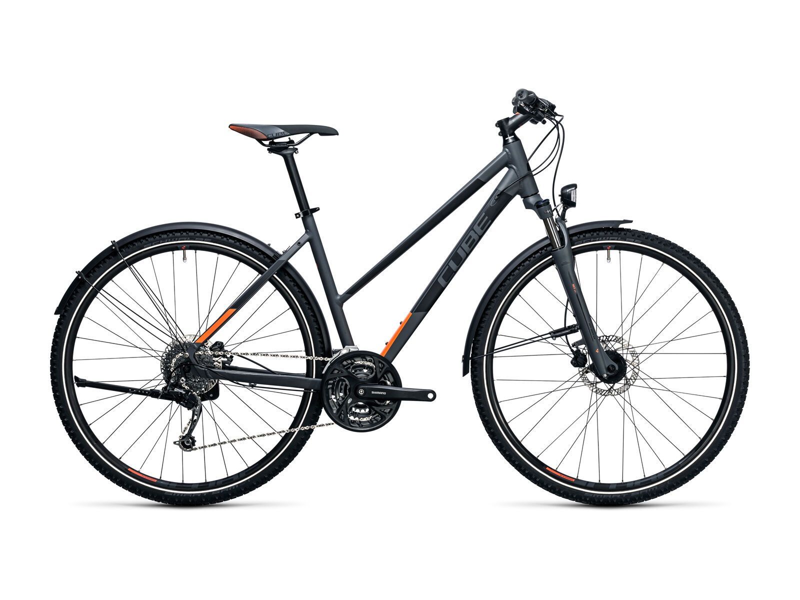 Cube Curve Allroad Trapeze, grey´n´flashorange - Bild 1