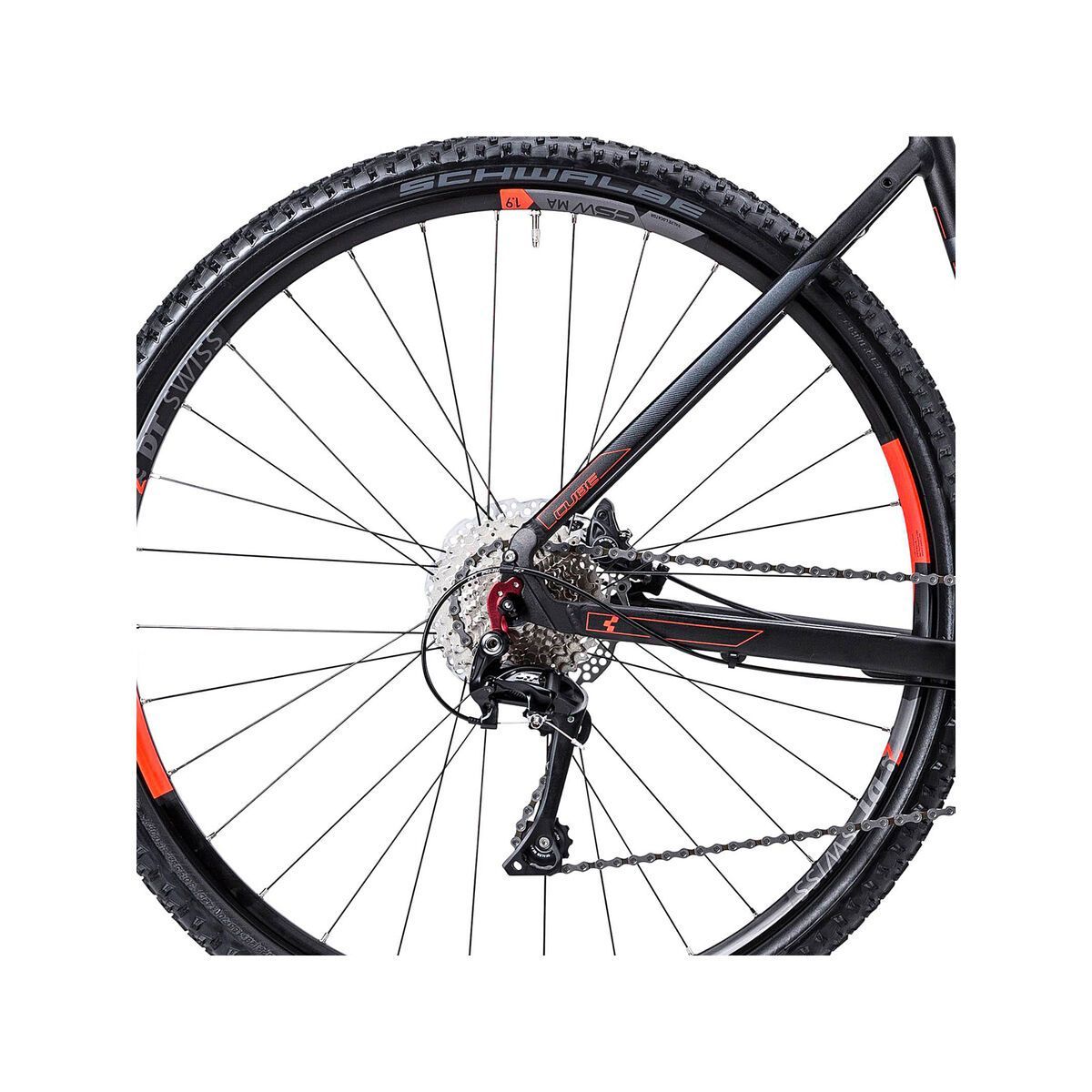 Cube Tonopah Pro Trapeze, black anodized flashred - Bild 4