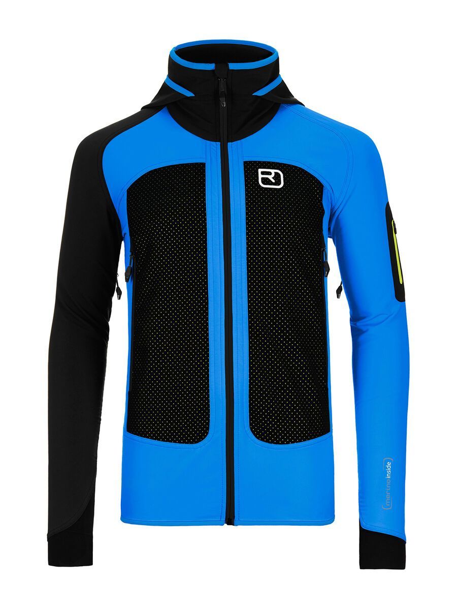 Ortovox Merino Jacket Col Becchei, blue ocean - Bild 1