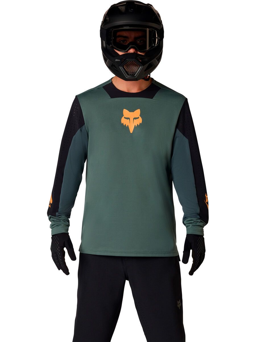 Fox Defend Long Sleeve Jersey Creation, sage - Bild 2