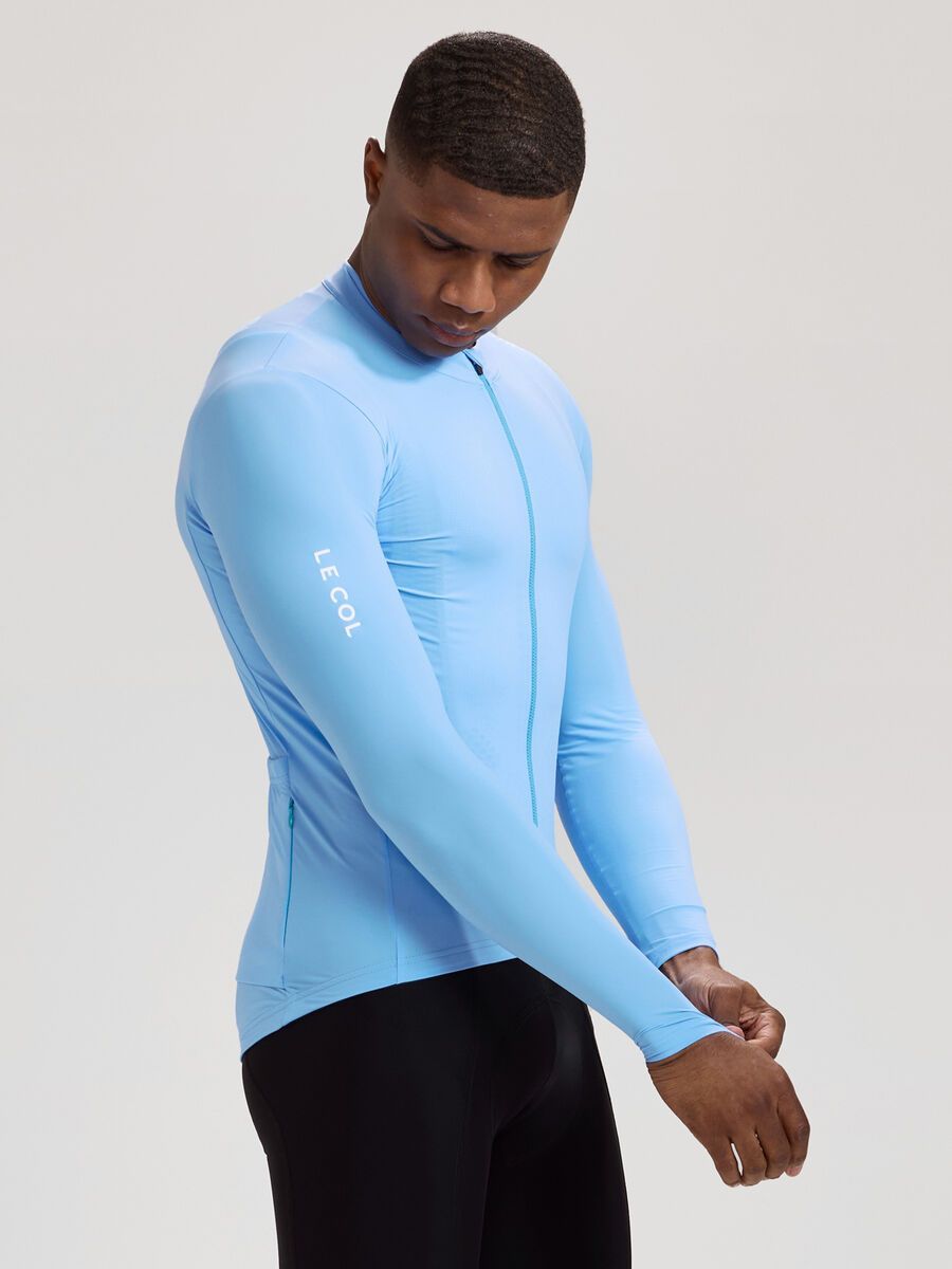 Le Col Pro Long Sleeve Jersey, powder blue - Bild 3