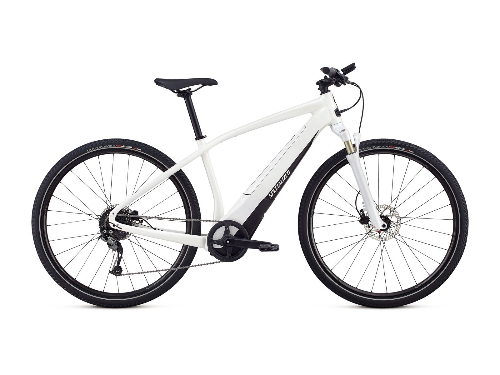 Specialized Men's Turbo Vado 2.0, satin metallic white silver/black - Bild 1