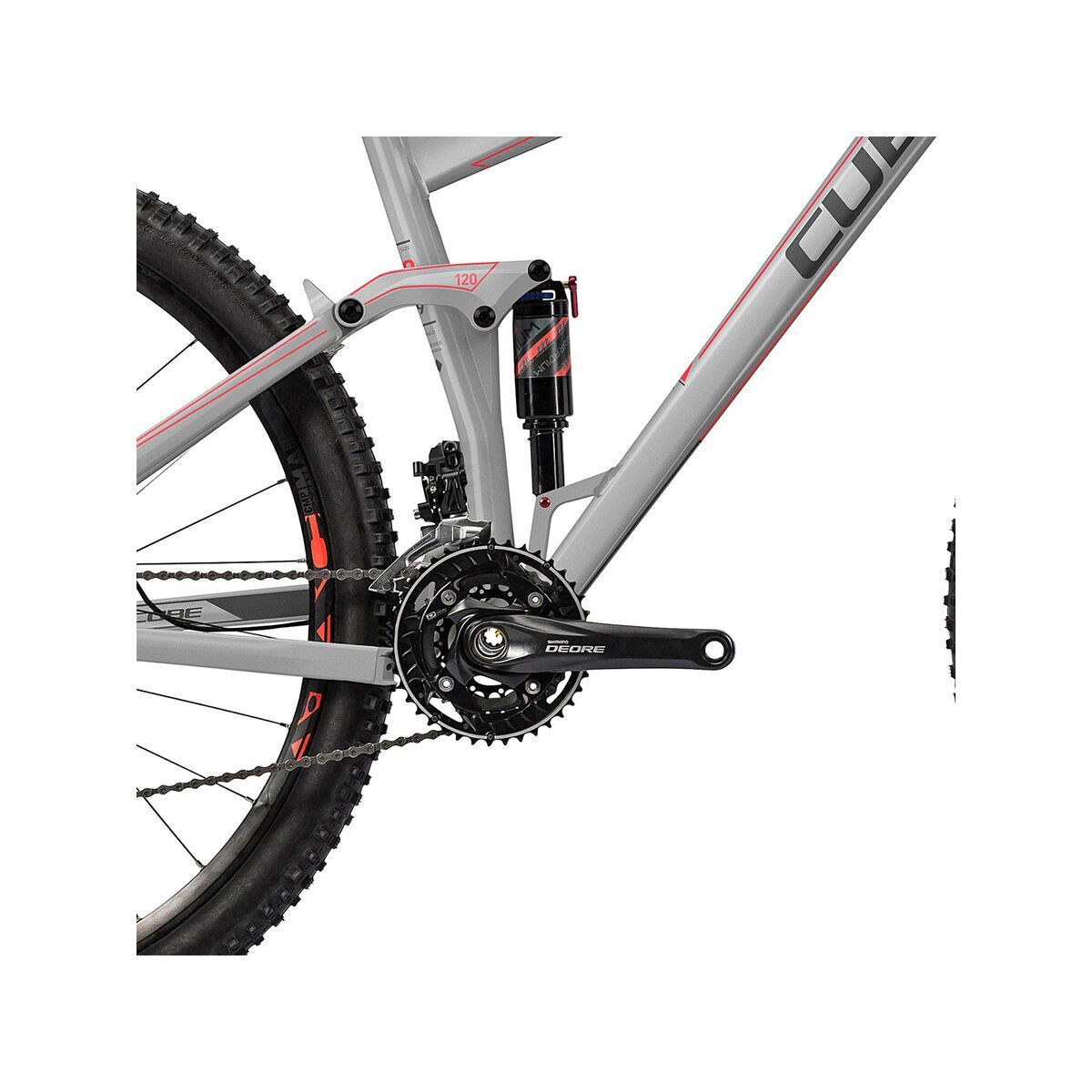 Cube Stereo 120 HPA Pro 27.5, grey´n´flashred - Bild 3