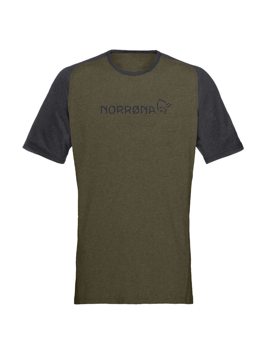 Norrona fjørå equaliser lightweight T-Shirt M's, olive night - Bild 1