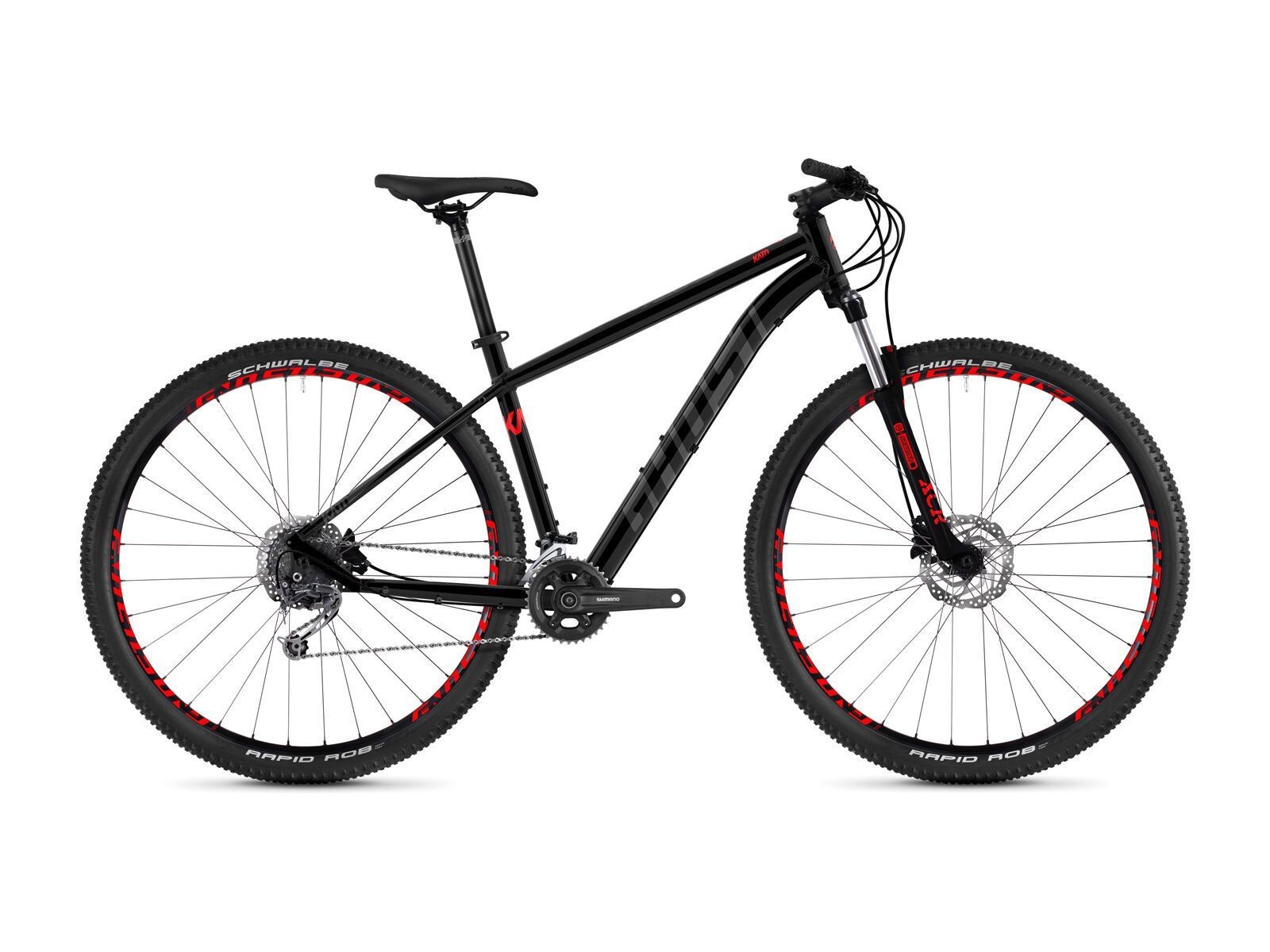 Ghost Kato 5.9 AL, night black/titanium gray/riot red - Bild 1