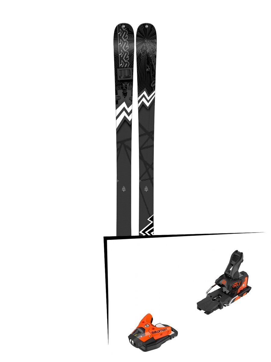 Set: K2 SKI Press 2019 + Salomon STH2 WTR 13 orange/black - Bild 1