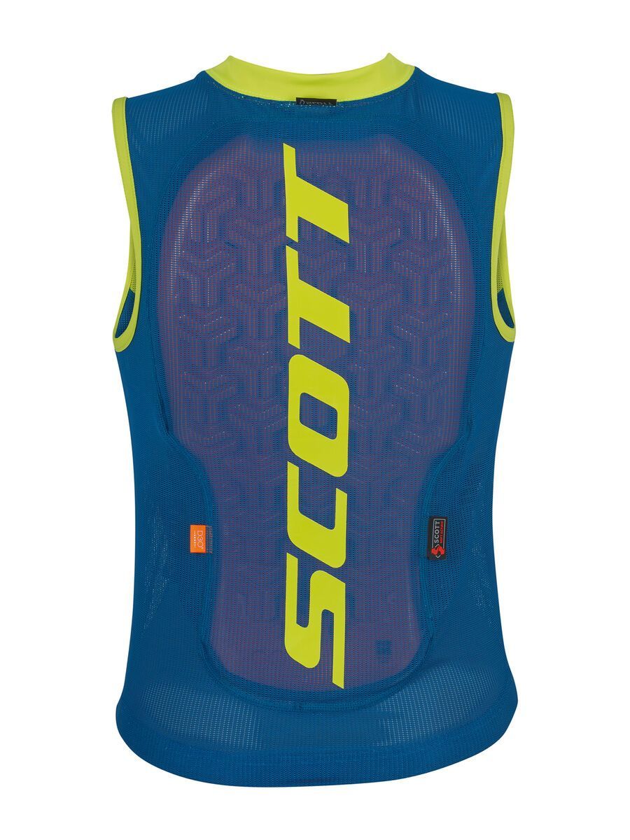Scott Actifit Plus Vest Protector Junior, mykonos blue/sulphur yellow - Bild 2