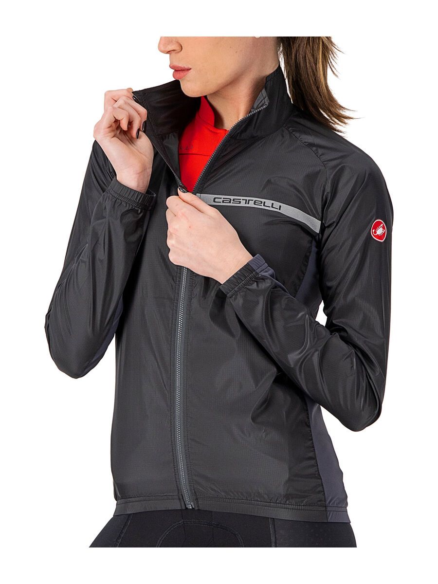 Castelli Squadra Stretch W Jacket, light black/dark gray - Bild 4