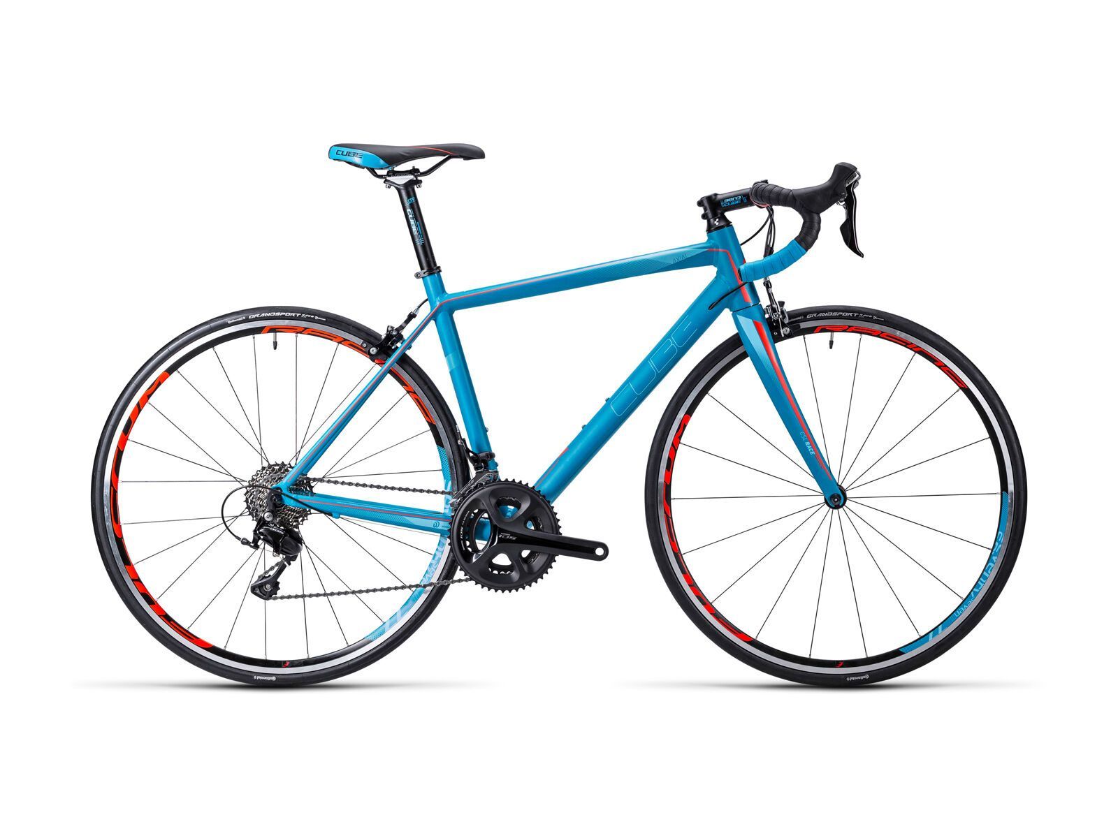 Cube Axial WLS Pro, blue/sea/flashred - Bild 1