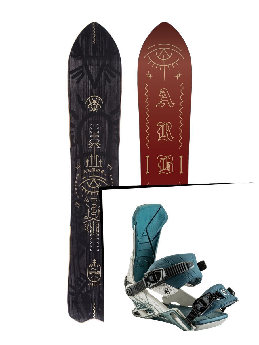 Set: Arbor Shreddy Krueger 2017 + Nitro Team (1691286S) - Bild 1