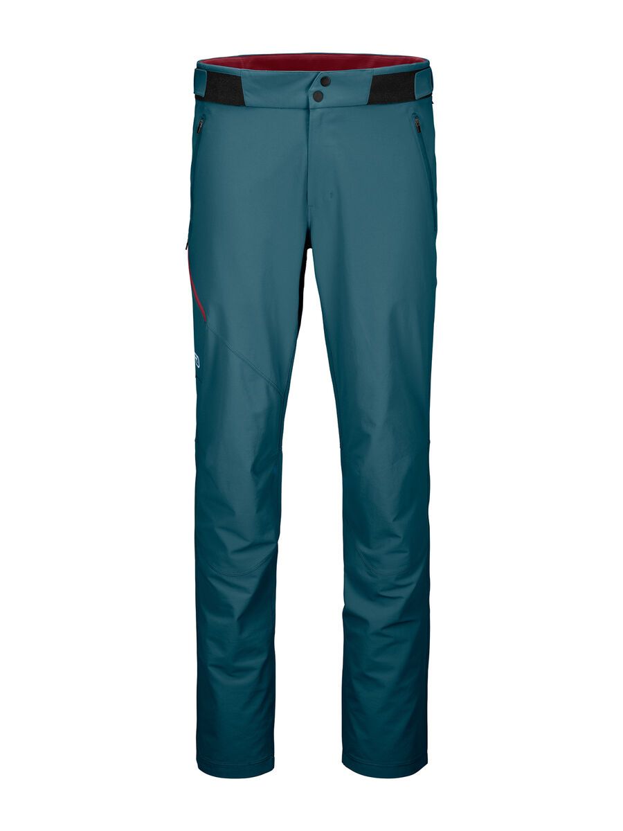 Ortovox Merino Shield Light Brenta Pants M, mid aqua - Bild 1
