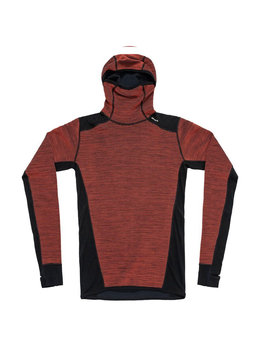 Devold Reverso Merino Hoodie Man, brick - Bild 1