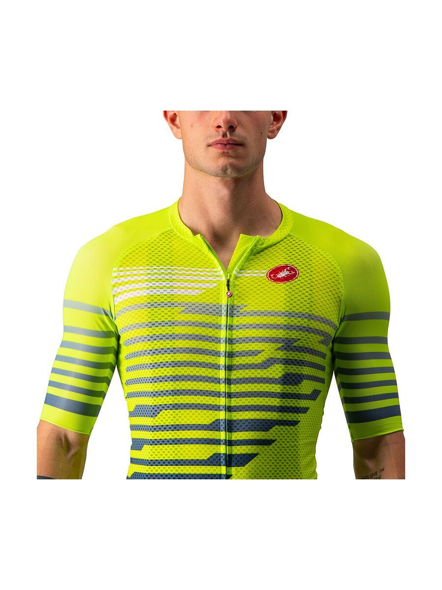 Castelli Climber's 3.0 SL Jersey, electric lime/blue - Bild 3