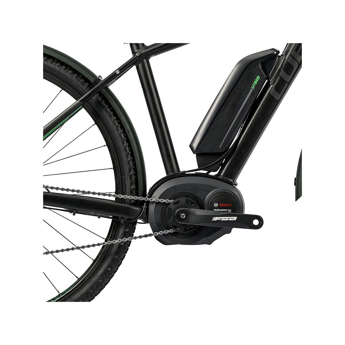 Cube Cross Hybrid Race Allroad 500, black´n´green - Bild 3