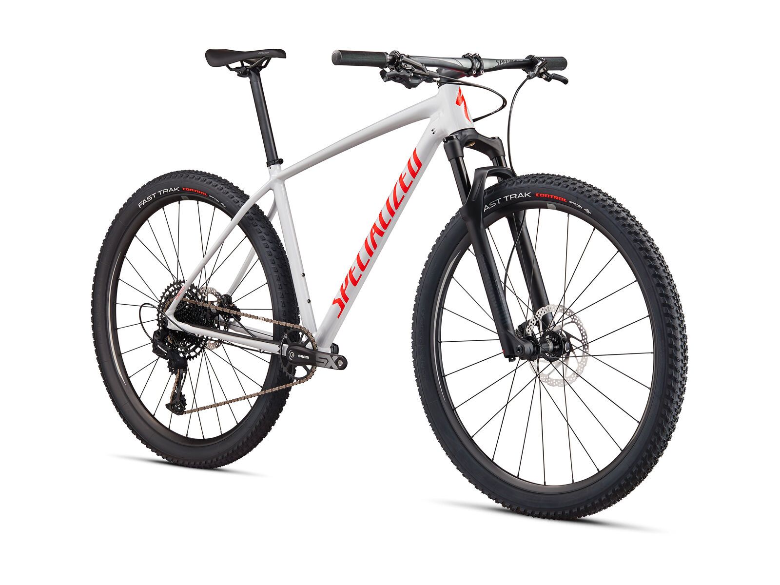 Specialized Chisel Comp, gloss dove grey/rocket red/crimson - Bild 2