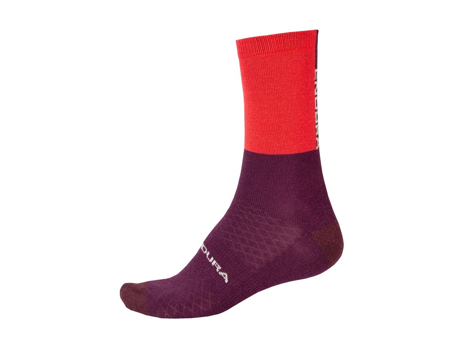 Endura BaaBaa Merino Wintersocken, pomegranate - Bild 1