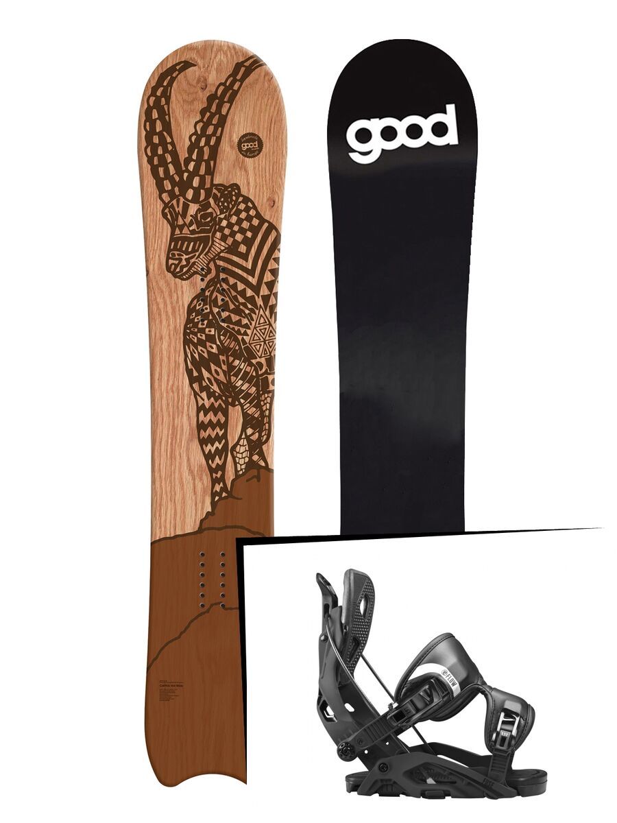 Set: goodboards Capra 2017 + Flow Fuse (1718351S) - Bild 1