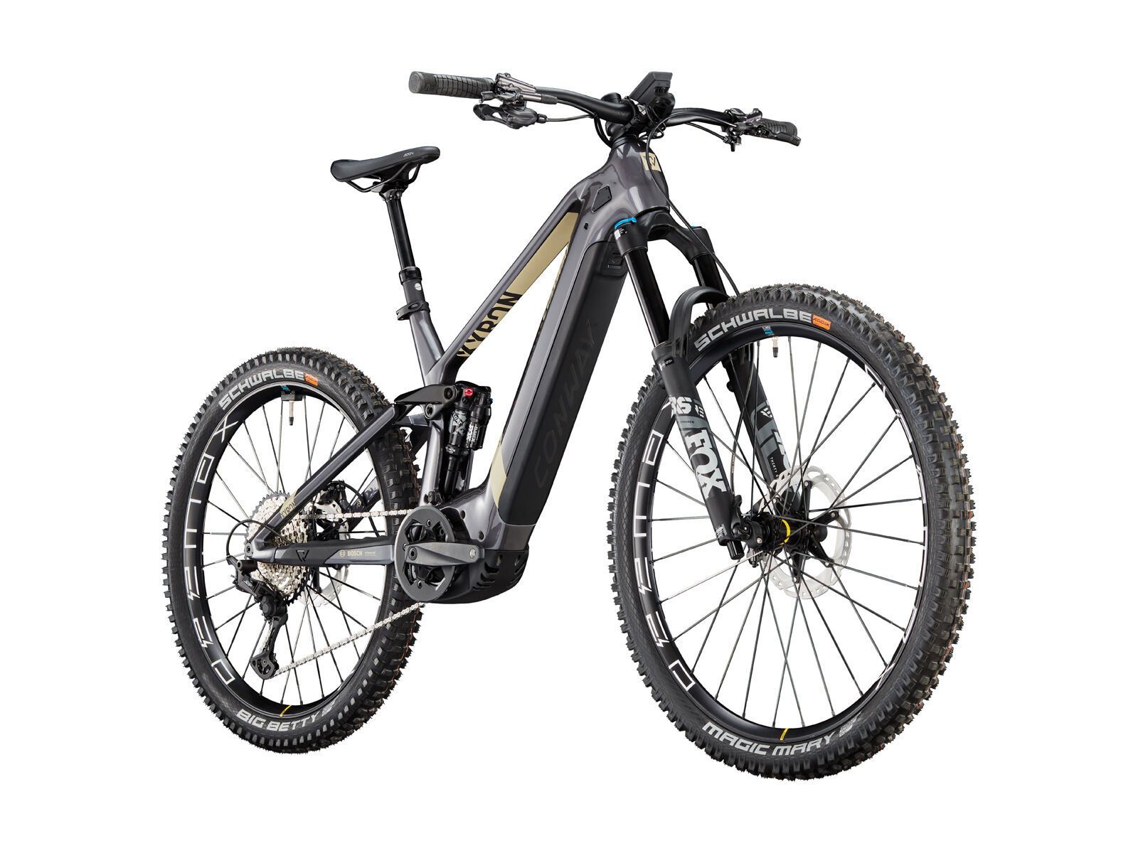 Conway Xyron S 8.9 Carbon MX shadowgrey metallic desert matt BIKER BOARDER.DE