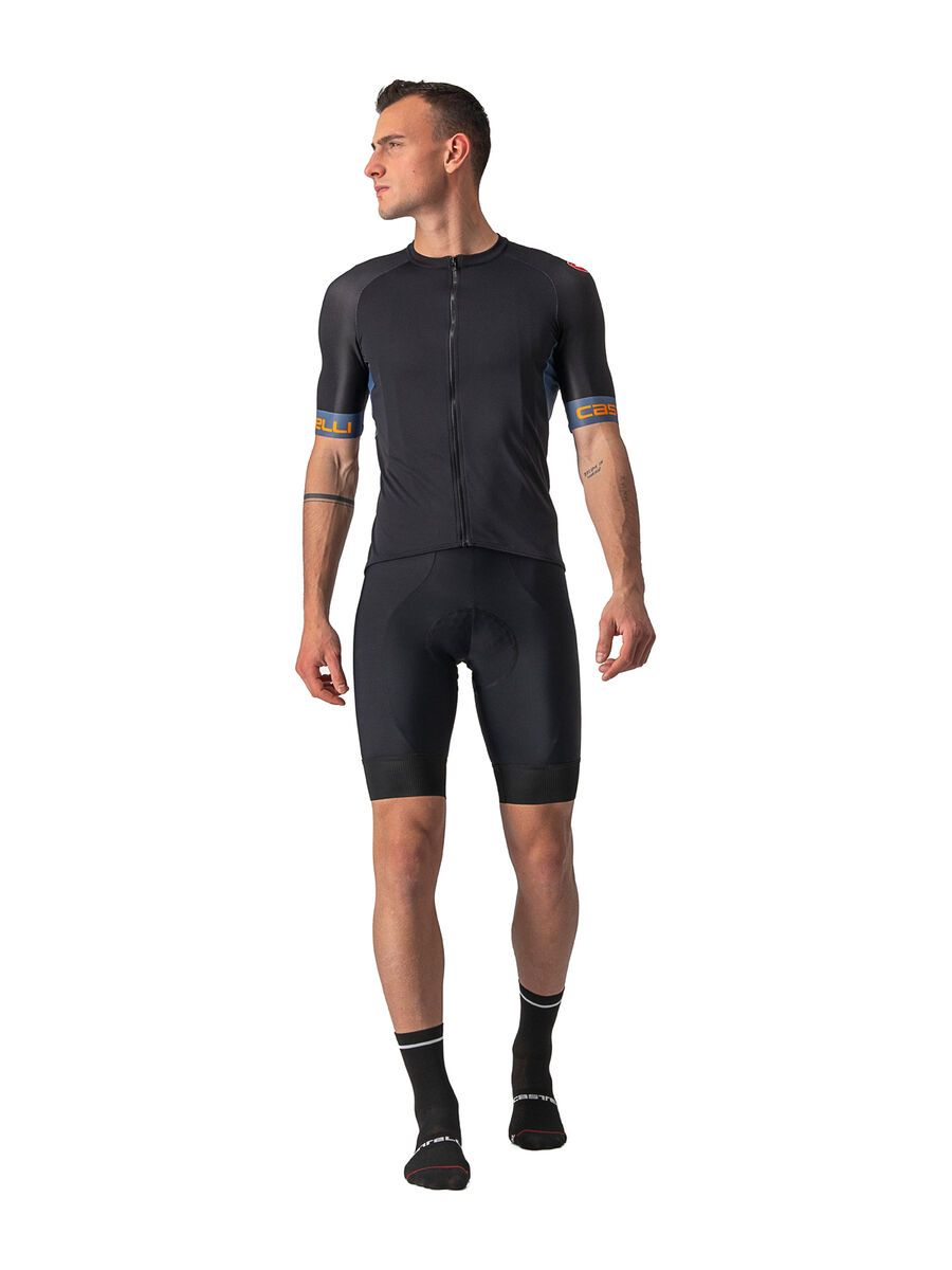 Castelli Entrata VI Jersey, light black/light steel blue-p - Bild 3