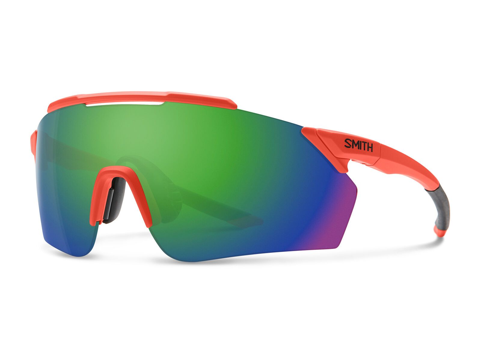 Smith Ruckus PivLock ChromaPop Green Mirror, matte red rock - Bild 1