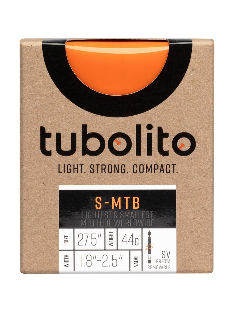 Tubolito S-Tubo MTB - 27.5 x 1.8-2.5, schwarz/orange - Bild 2