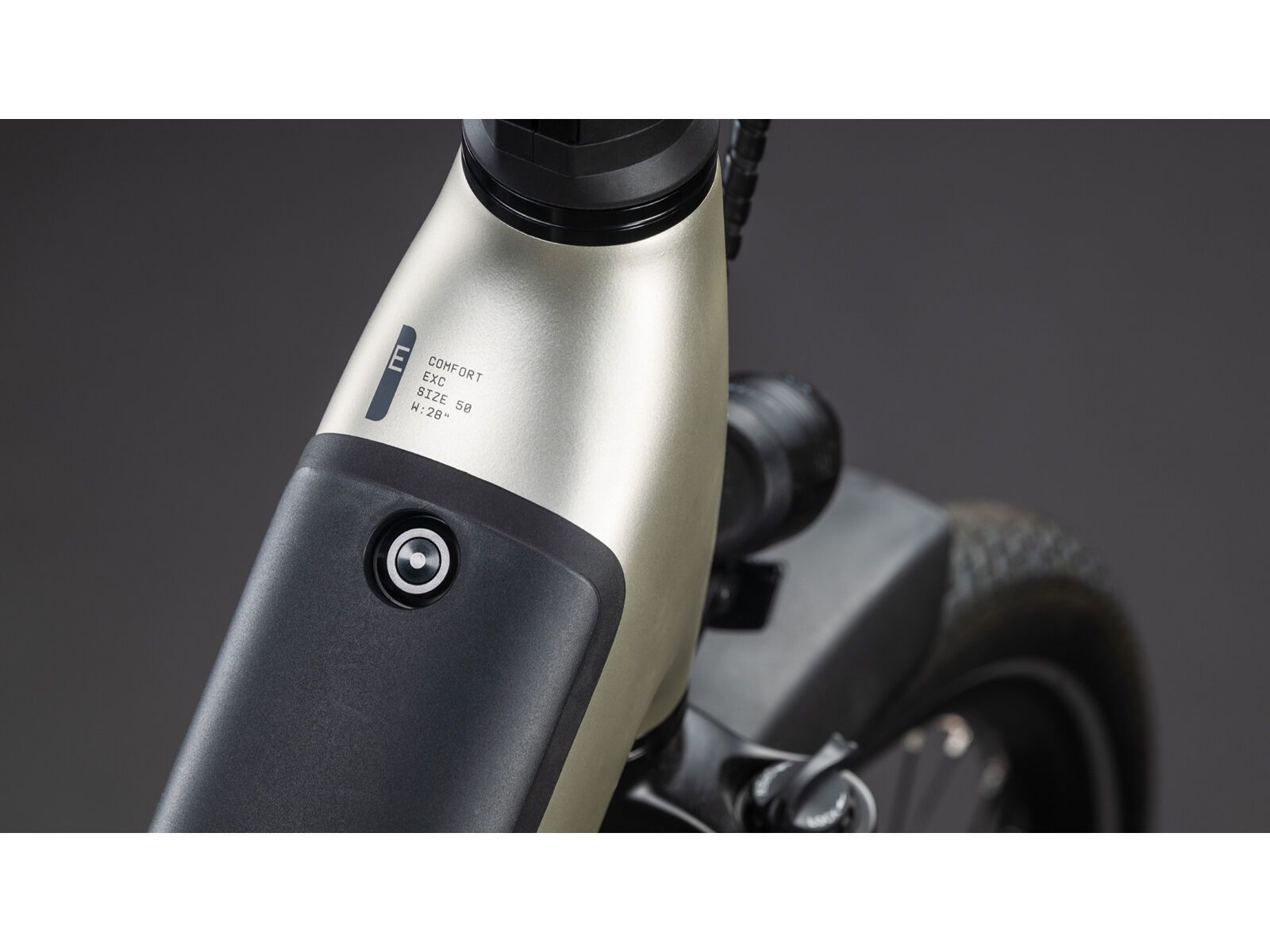 Cube Supreme Hybrid Comfort EXC 600 RT Easy Entry 28, champagne´n´grey - Bild 3