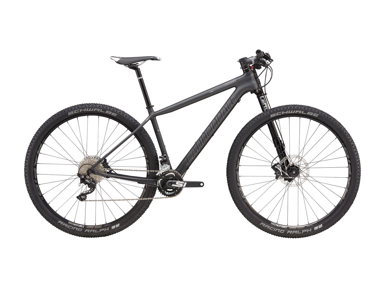 Cannondale F-SI Carbon 4 29, nearly black w/ silver and jet