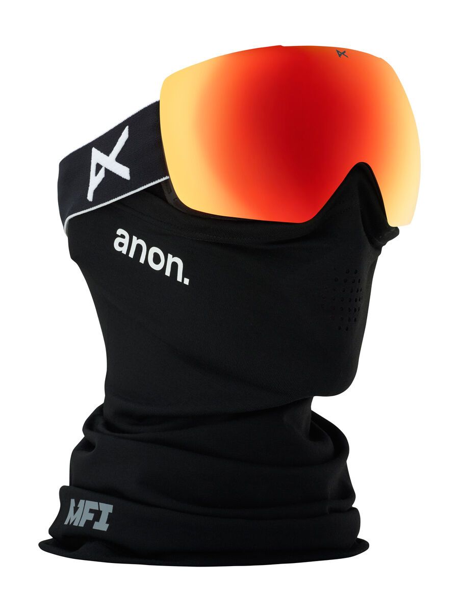 Anon MIG MFI, black/Lens: sonar red - Bild 1