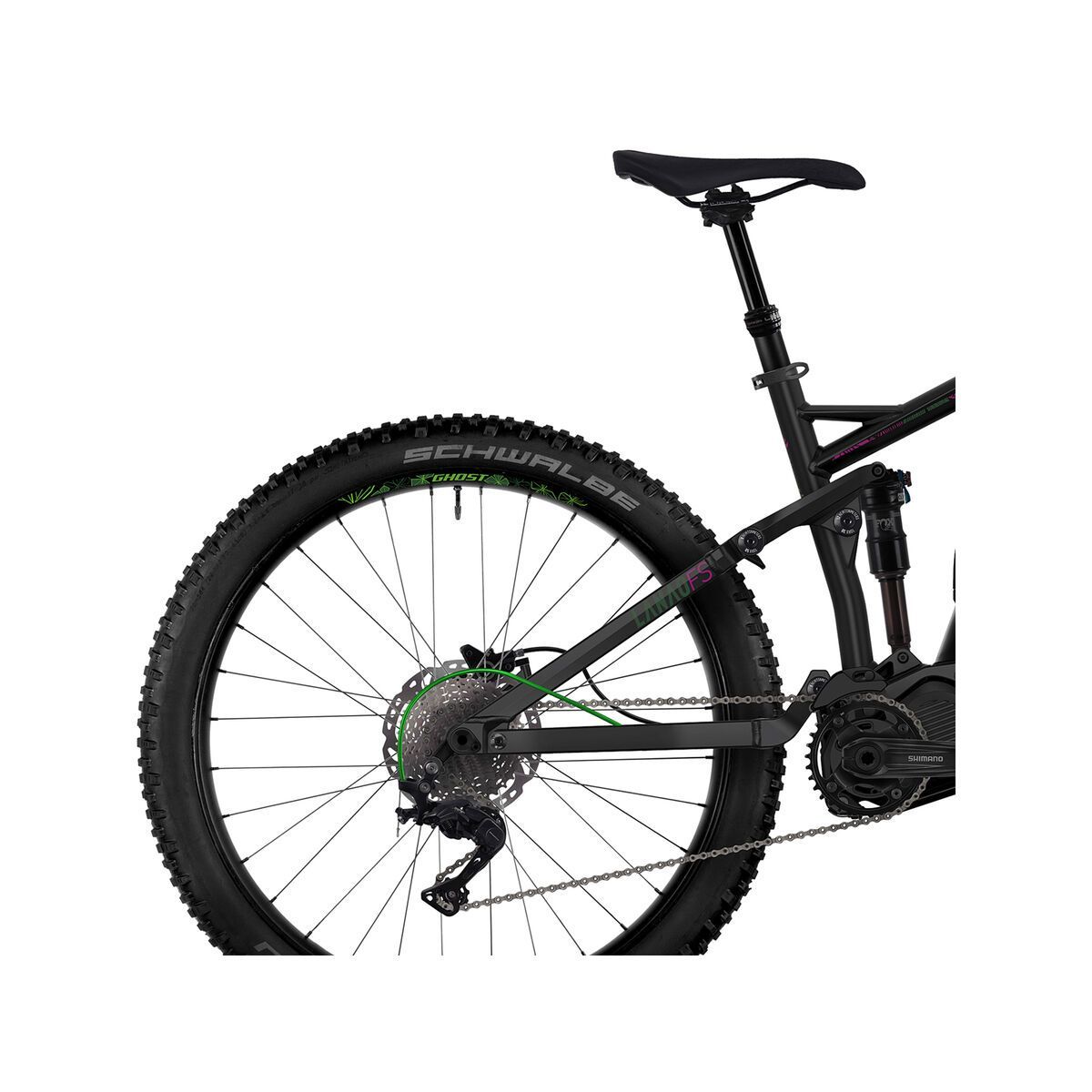 Ghost Hybride Lanao FS 6 AL, night black/riot green/dark fuchsia pink - Bild 5