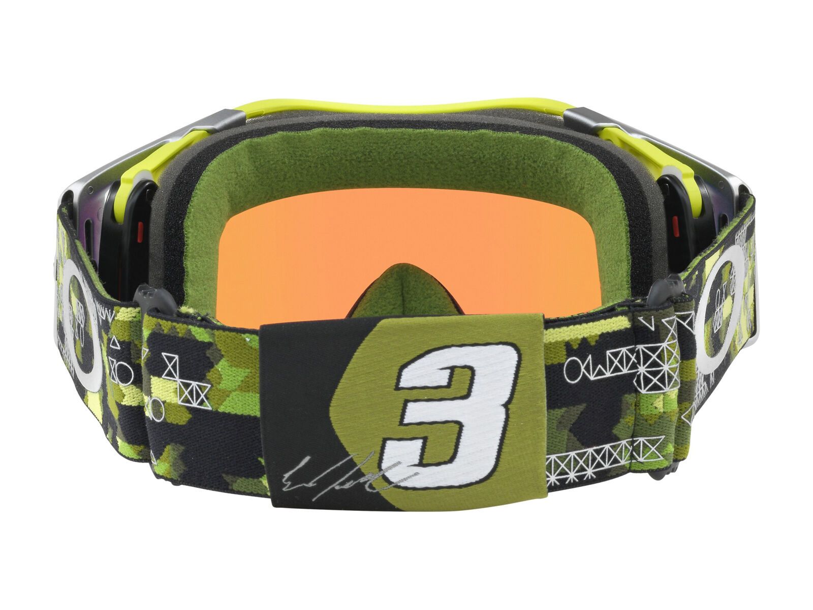 Oakley Airbrake MX Prizm Eli Tomac Signature Series, tomac sig military digi/Lens: prizm mx jade iridium - Bild 4
