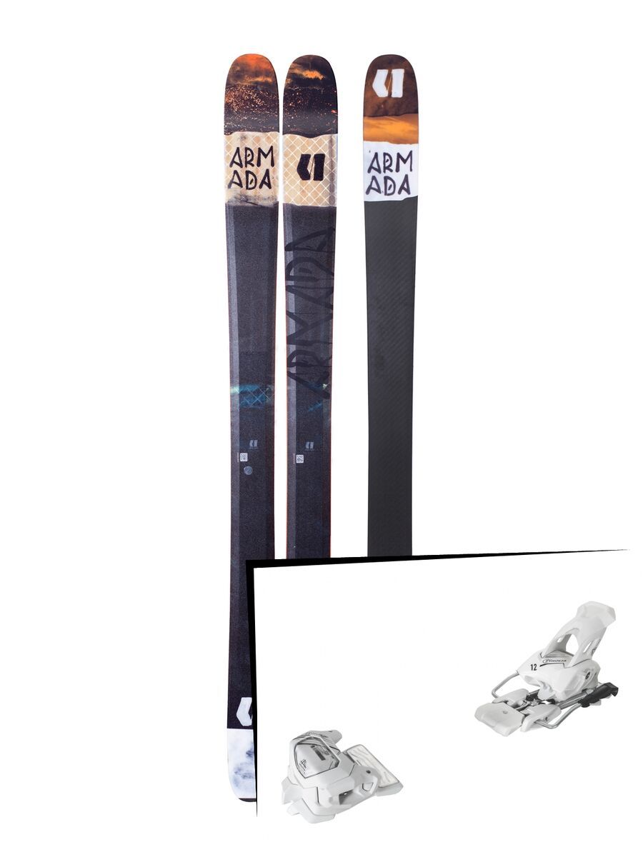 Set: Armada Tracer 108 2018 + Tyrolia Attack² 12 GW matt white - Bild 1