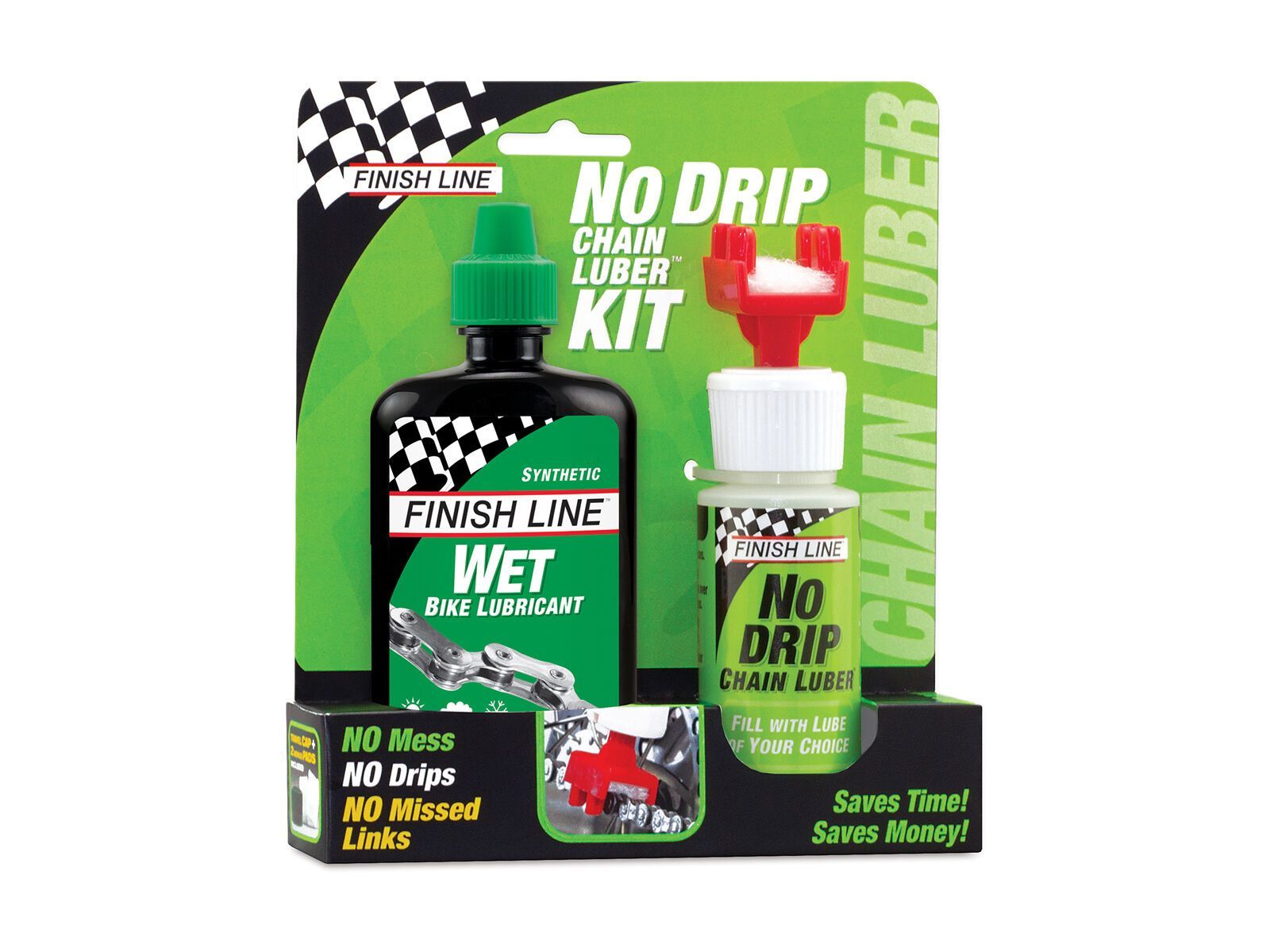 Finish Line No Drip Chain Luber Kit Wet Lube - 120 ml - Bild 1