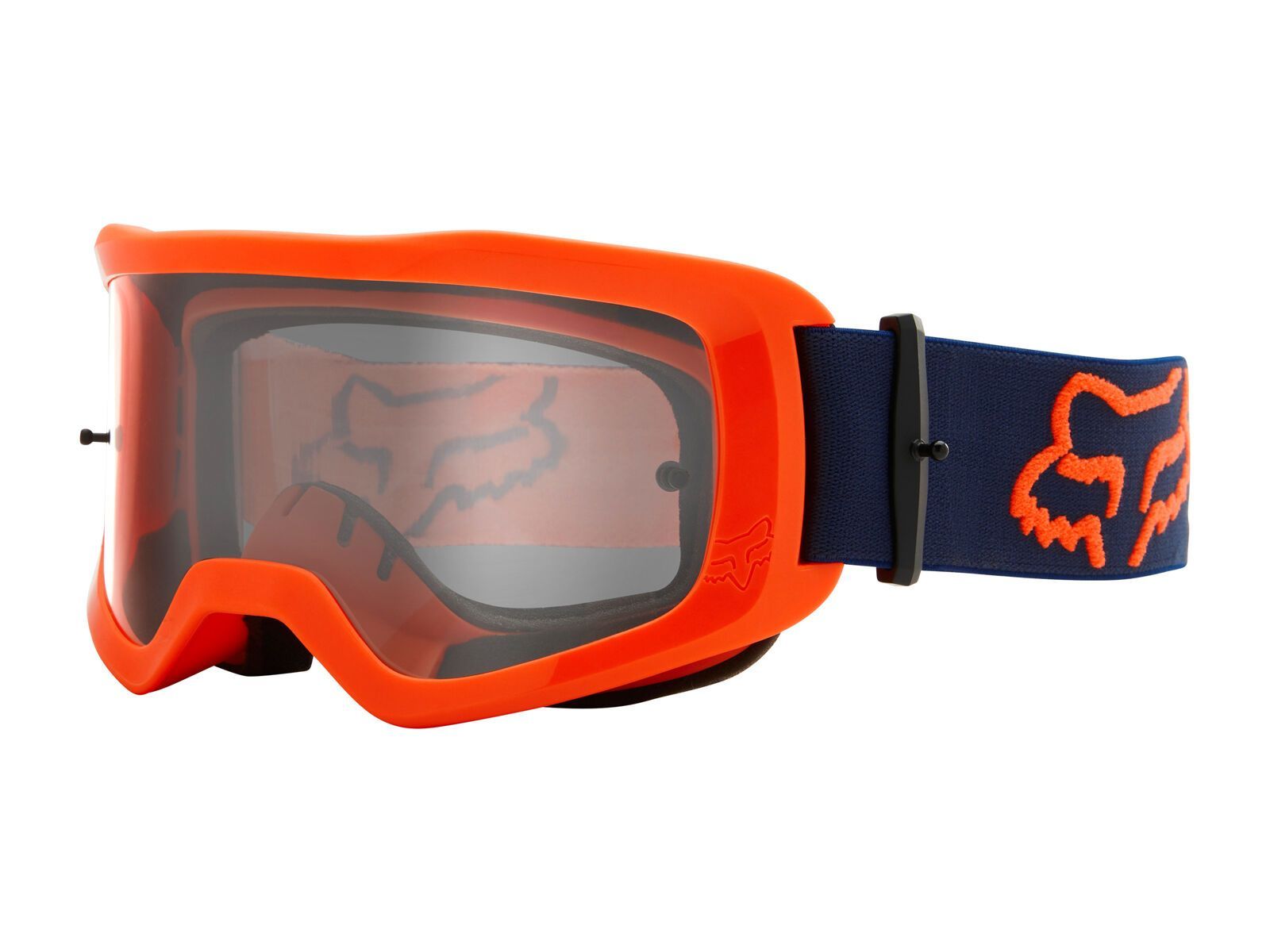 Fox Youth Main Stray Goggle Clear, fluorescent orange - Bild 1