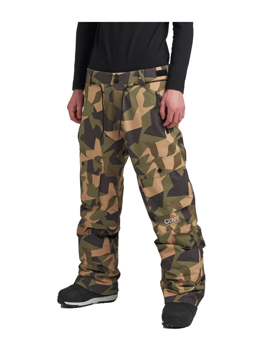 Colourwear Flight Pants, camo olive - Bild 1