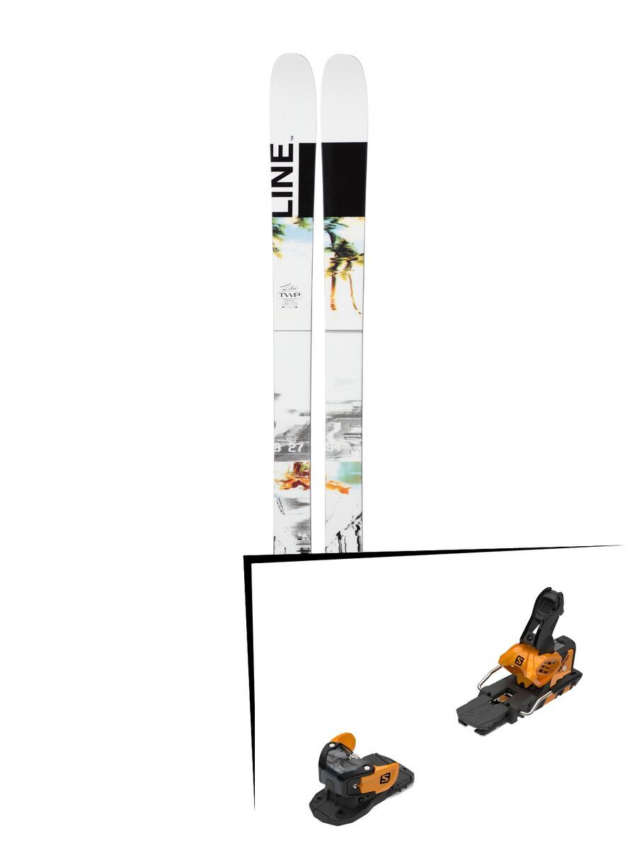 Set: Line Tom Wallisch Pro 2019 + Salomon Warden MNC 13 saffron/black - Bild 1
