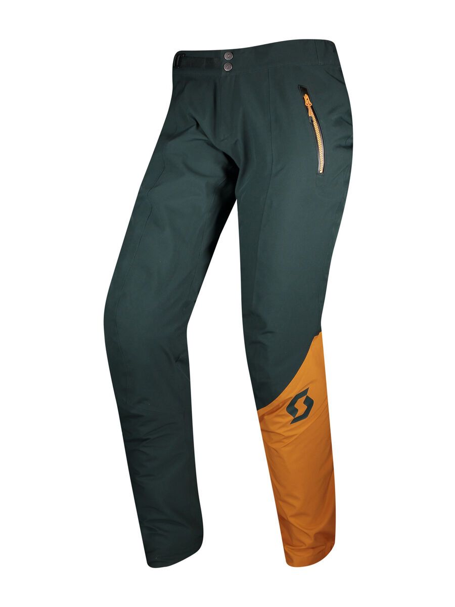 Scott Trail Storm Waterproof Men's Pants, tree green/copper orange - Bild 1