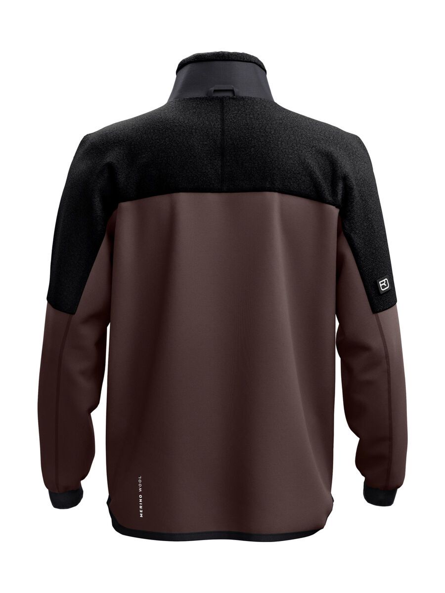 Ortovox Merino Fleece Teddy Jacket M, black raven - Bild 2