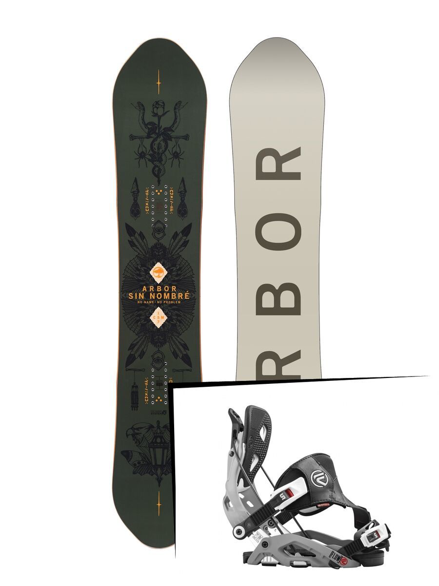 Set: Arbor Sin Nombre 2017 + Flow Fuse Hybrid (1513151S) - Bild 1