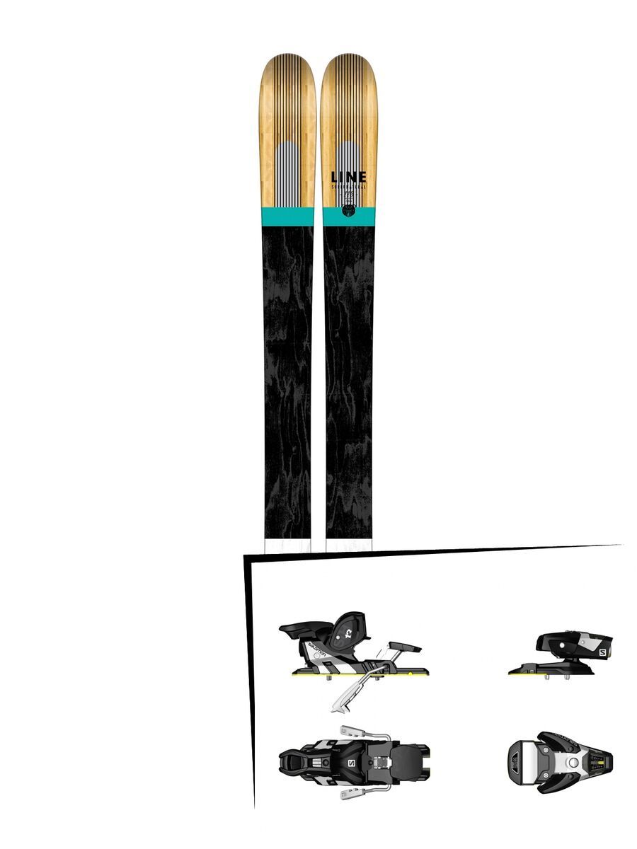 Set: Line Supernatural 115 2017 + Salomon STH2 WTR 13 (1456105) - Bild 1