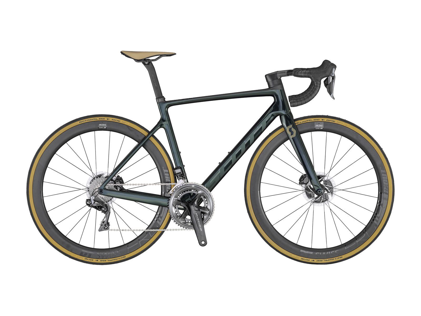 Scott Addict RC Premium, kelp green/chandon beige - Bild 1