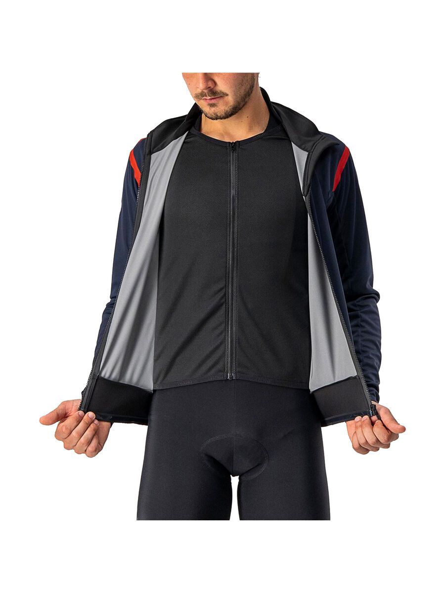 Castelli Alpha RoS 2 Light Jacket, savile blue/red-black - Bild 5