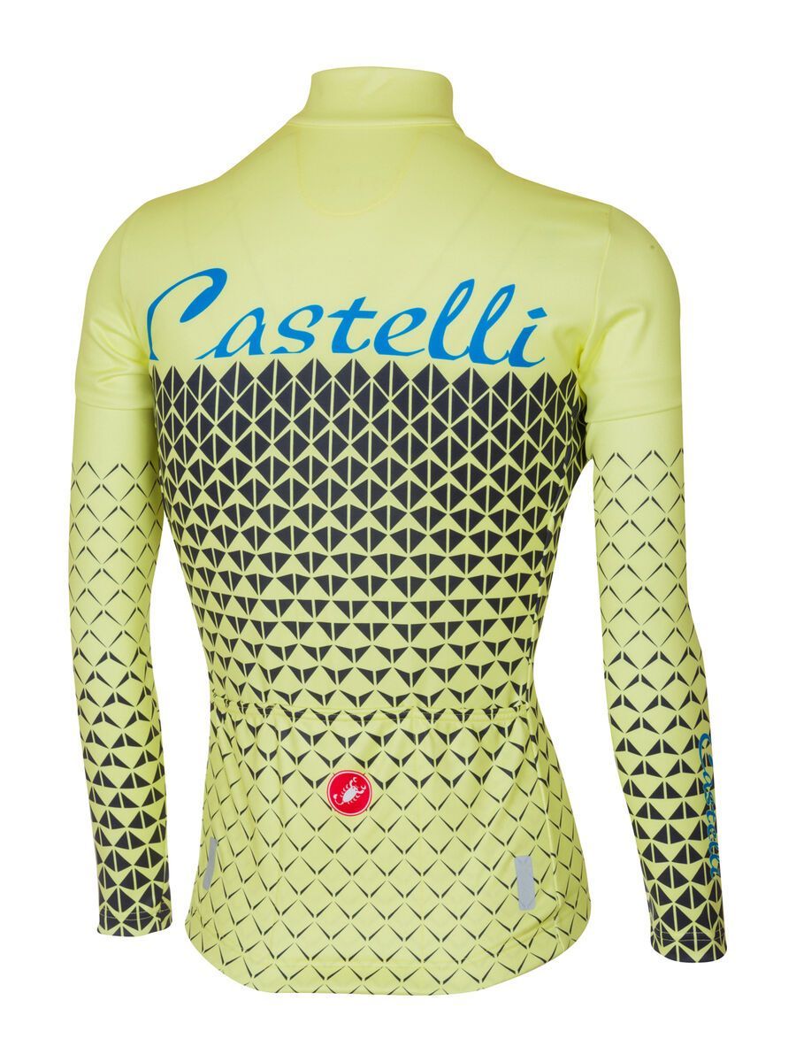 Castelli Ciao Jersey, sunny lime/light black - Bild 2