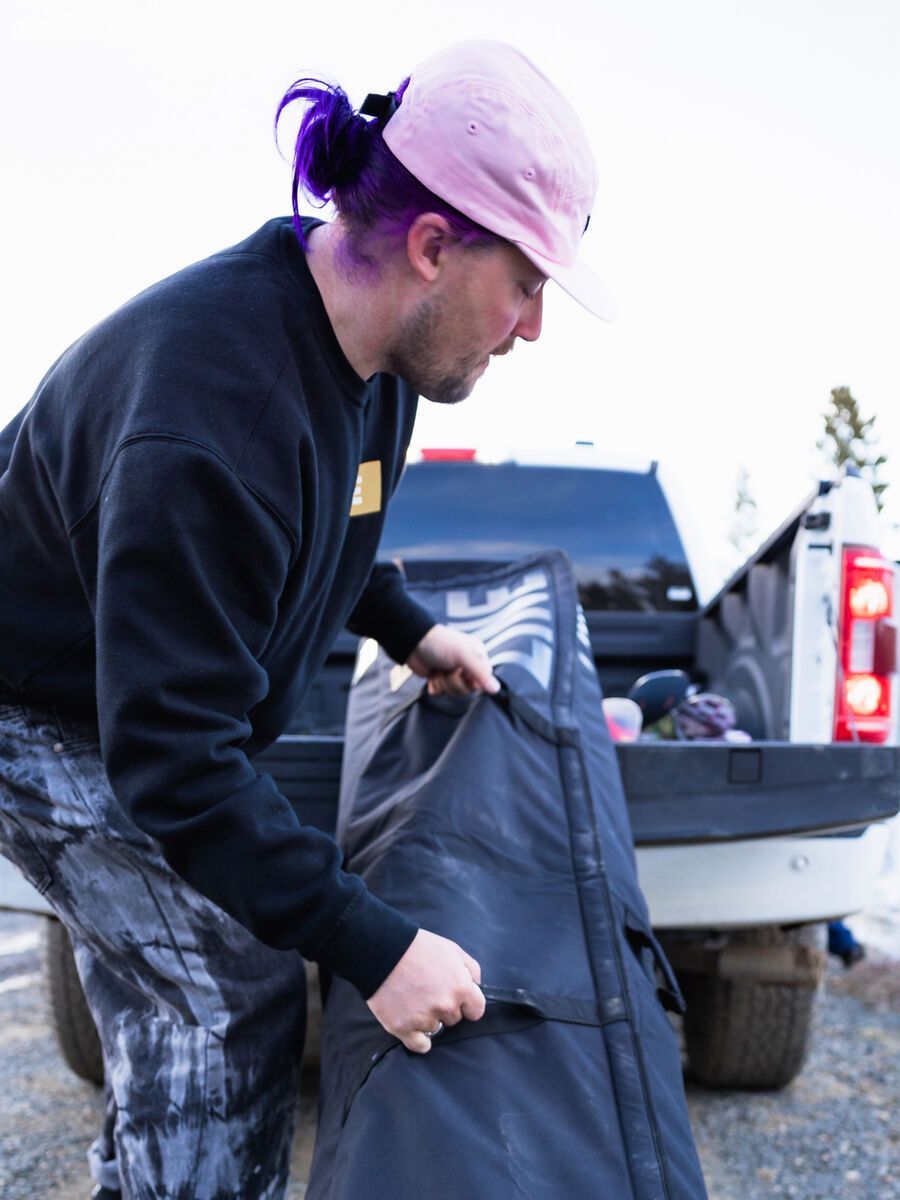 Line Roller Ski Bag - 200 cm, black - Bild 5