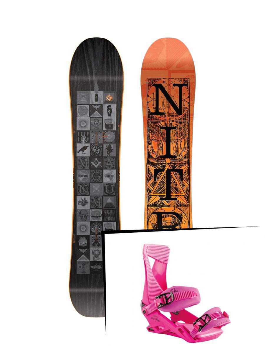 Set: Nitro Magnum 2019 + Nitro Zero muted brights series raspberry - Bild 1