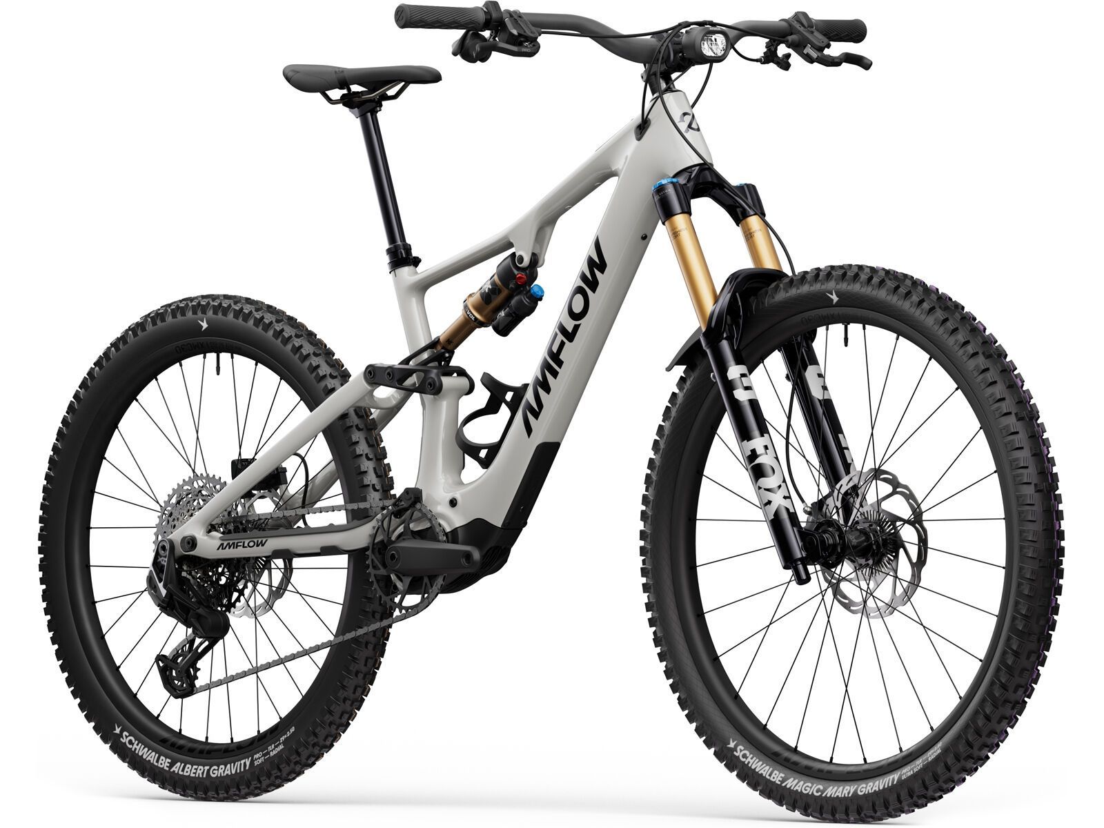 Amflow Amflow PX Carbon Pro - 700 Wh, mondstein‑grau - Bild 2