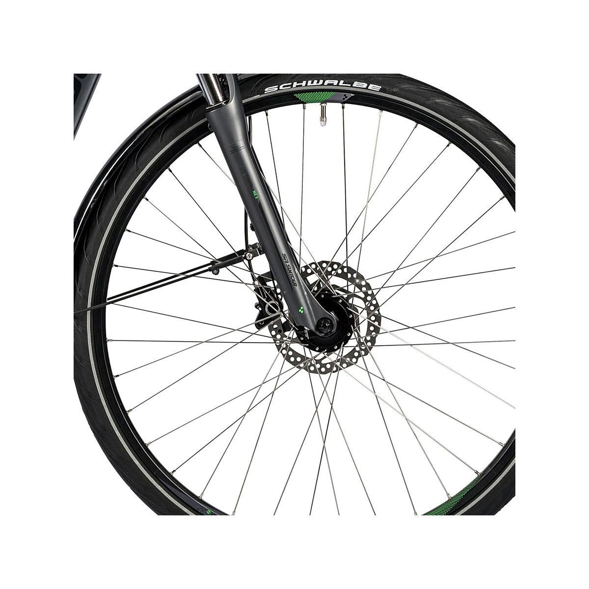 Cube Touring EXC Easy Entry, grey black flashgreen - Bild 2