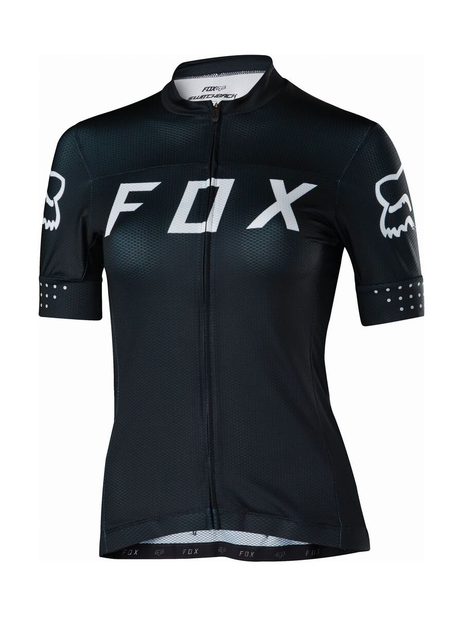 Fox Womens Switchback Jersey, black/white - Bild 1