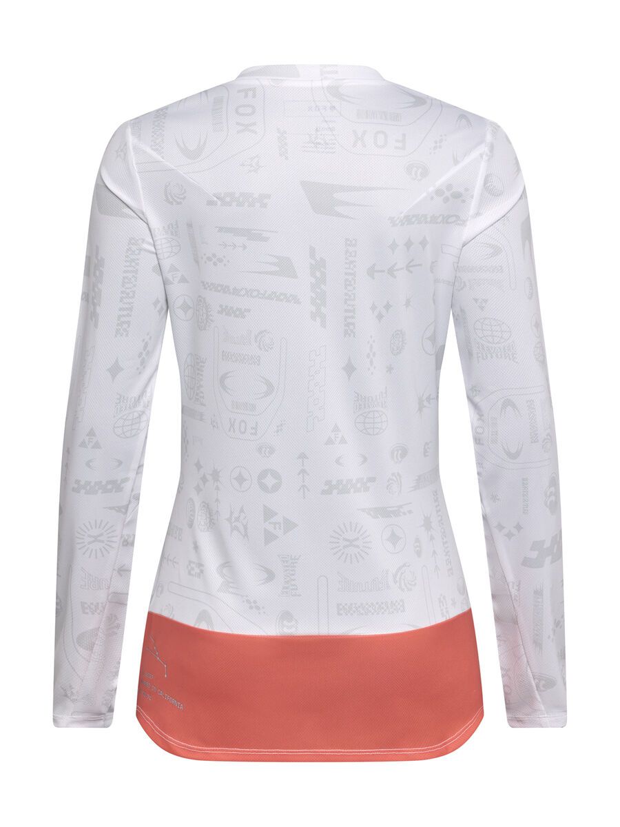 Fox Womans Ranger LS Jersey Lunar, white - Bild 2