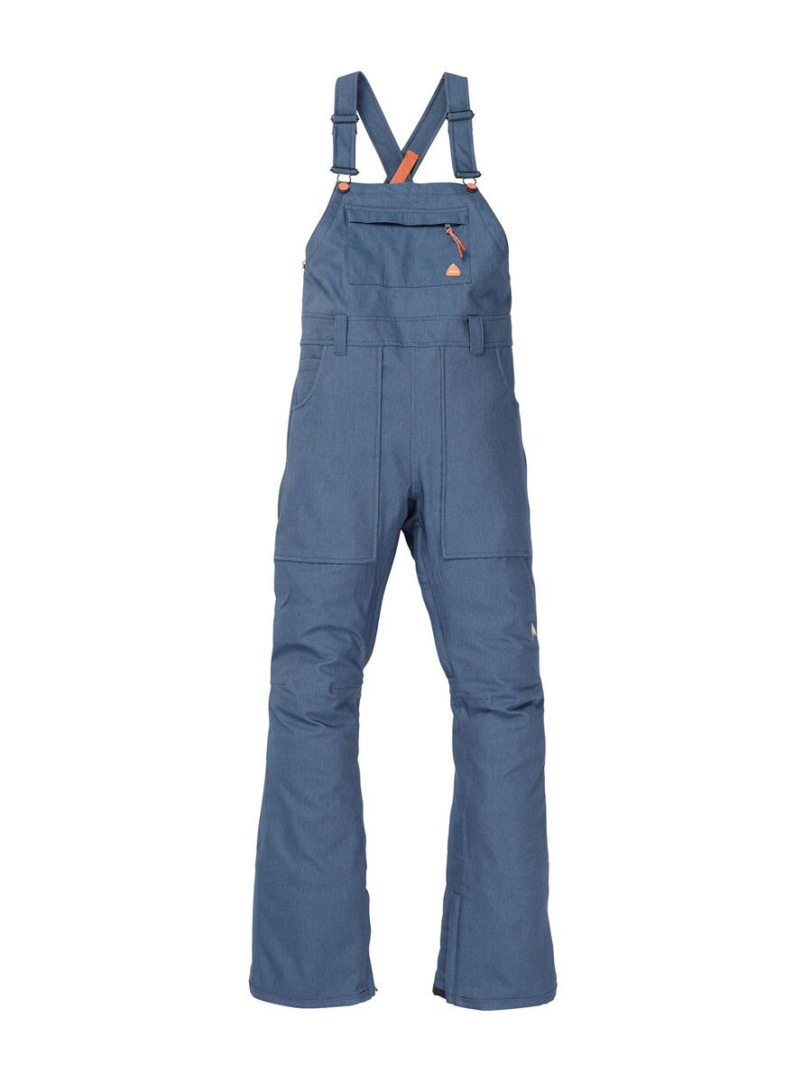Burton Women's Avalon Bib Stretch Denim, light denim - Bild 1