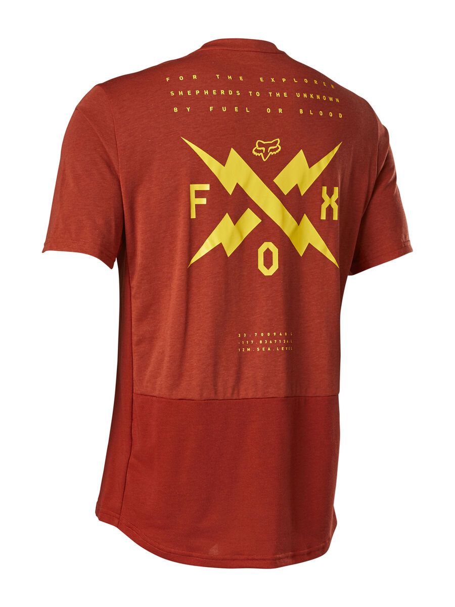 Fox Ranger Drirelease SS Jersey Calibrated, red clay - Bild 2